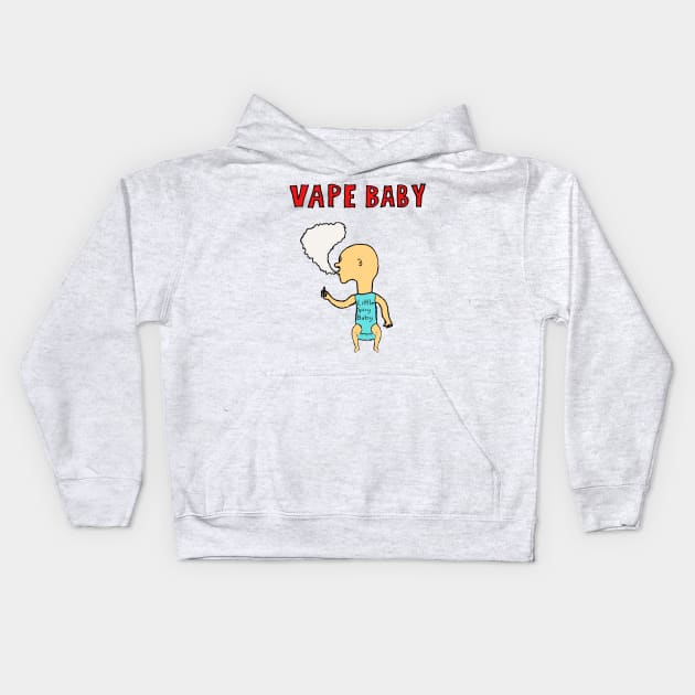 Vape Baby Kids Hoodie by StevenBaucom